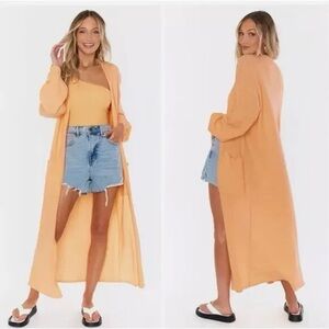 Show Me Your Mumu Sunset Long Cardi size Small